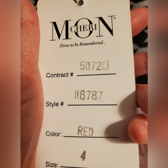 Scarlet Red Prom or Formal Gown - Picture 6 of 6